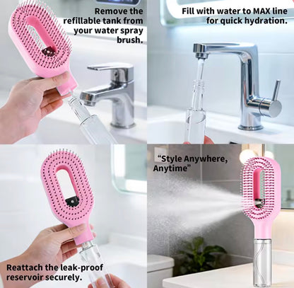 2-in-1 Multi-functional Spray Bottle Comb